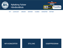 Tablet Screenshot of nfh.dk