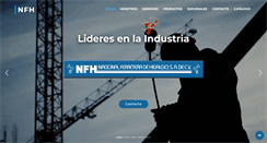 Desktop Screenshot of nfh.com.mx